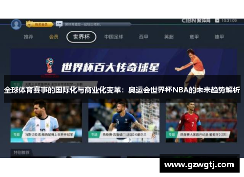 全球体育赛事的国际化与商业化变革：奥运会世界杯NBA的未来趋势解析